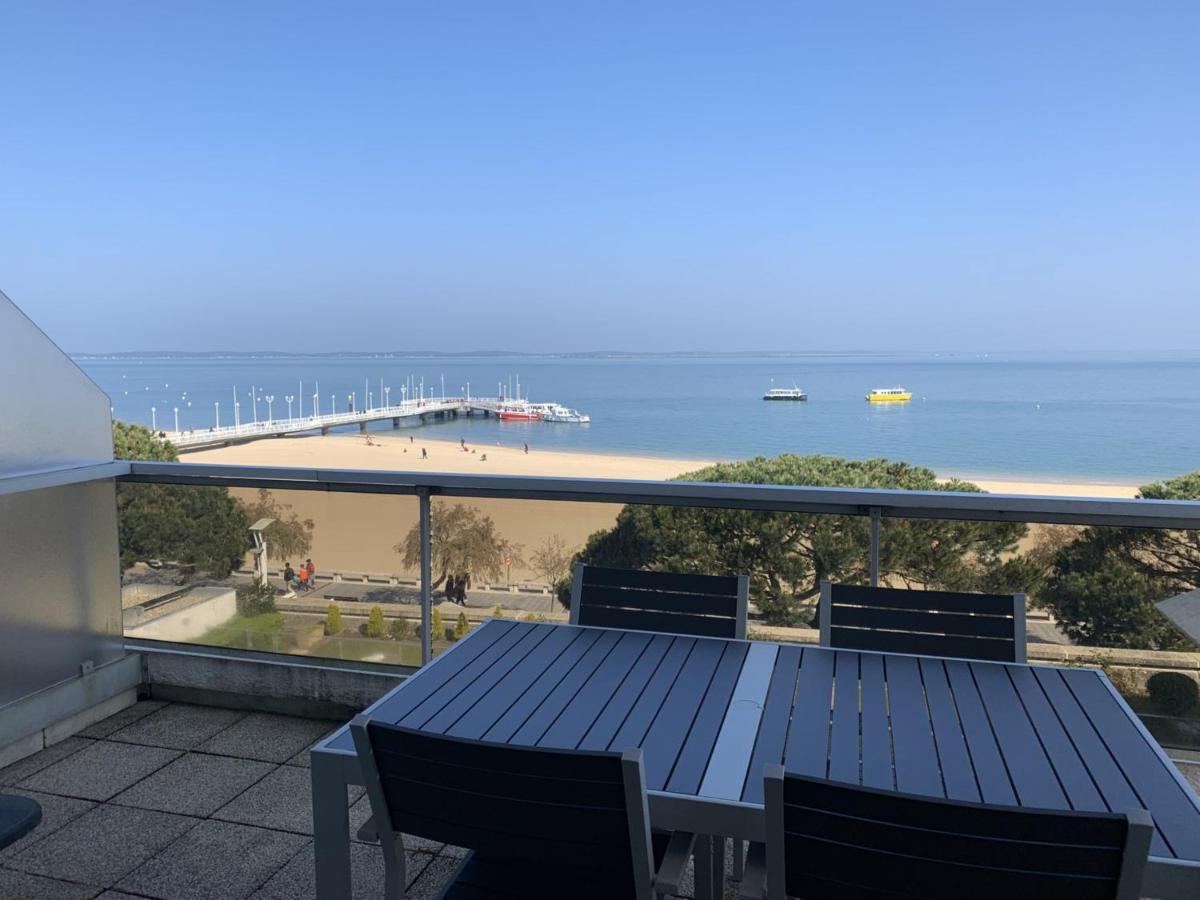 **Appartement T2 Vue Mer En Centre Ville Avec Balcon, Parking Et Wifi A Arcachon** - Fr-1-374-51 Eksteriør bilde